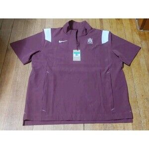 NWT Nike Alabama A&M Bulldogs Men's XL Coach Lightweight Short Sleeve Jacket
